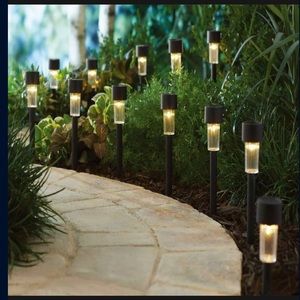 Solar power pathway lights